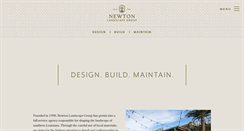 Desktop Screenshot of newtonlandscapegroup.com